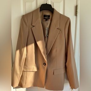 BNWT size 8 Tall/8T J Crew Willa blazer in Italian city wool blend, camel blush
